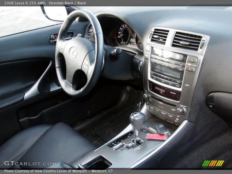 Obsidian Black / Black 2008 Lexus IS 250 AWD