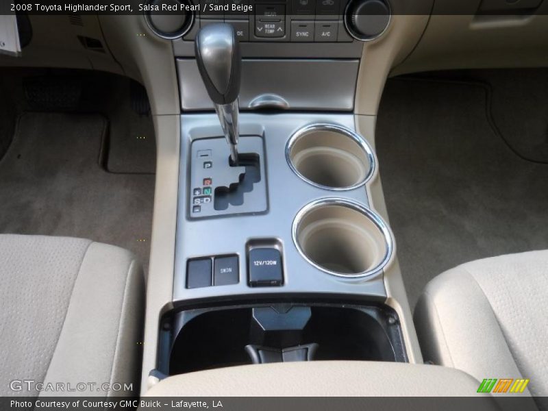 Salsa Red Pearl / Sand Beige 2008 Toyota Highlander Sport