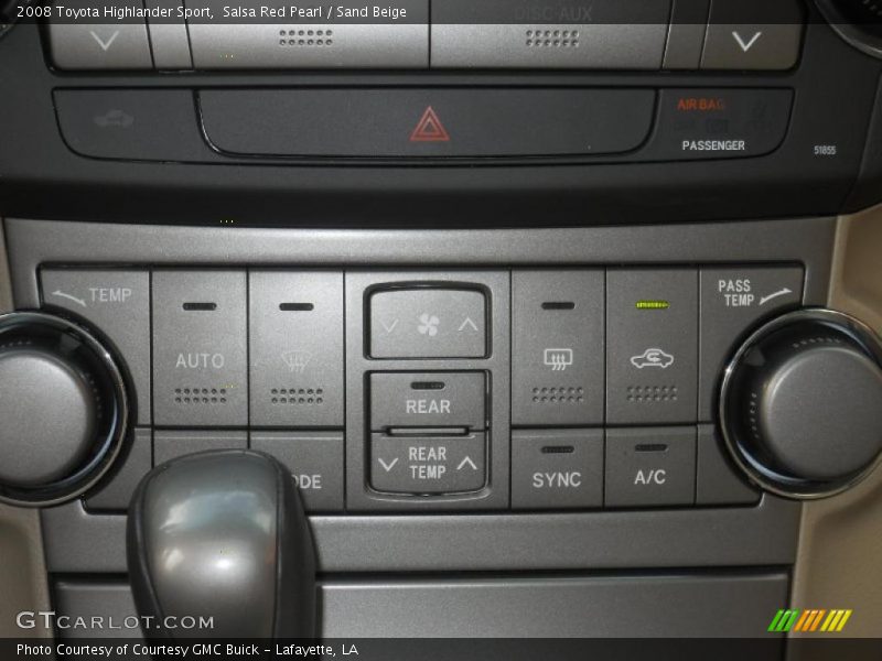 Salsa Red Pearl / Sand Beige 2008 Toyota Highlander Sport