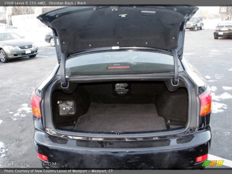 Obsidian Black / Black 2008 Lexus IS 250 AWD
