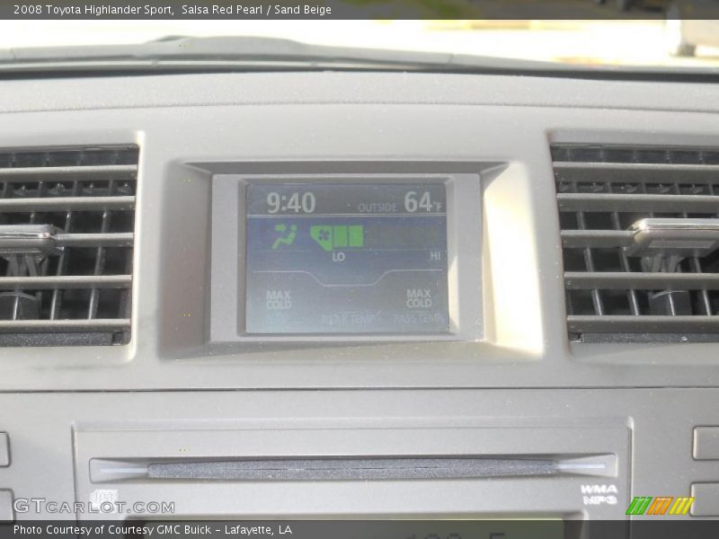 Salsa Red Pearl / Sand Beige 2008 Toyota Highlander Sport
