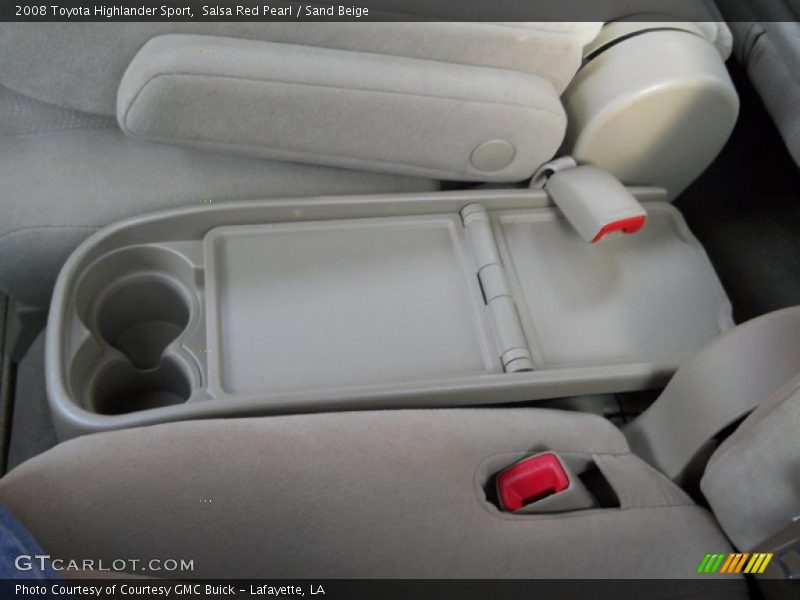 Salsa Red Pearl / Sand Beige 2008 Toyota Highlander Sport