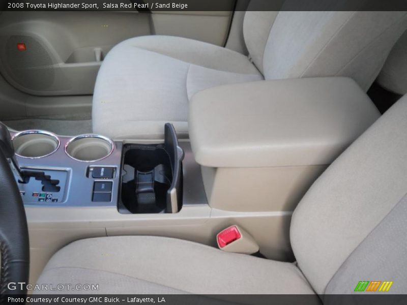 Salsa Red Pearl / Sand Beige 2008 Toyota Highlander Sport