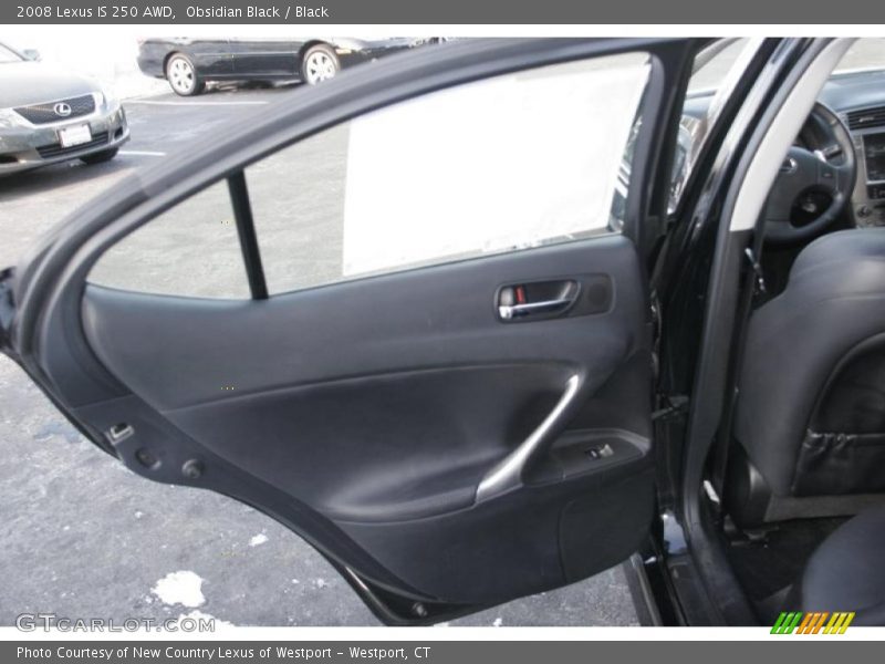 Obsidian Black / Black 2008 Lexus IS 250 AWD