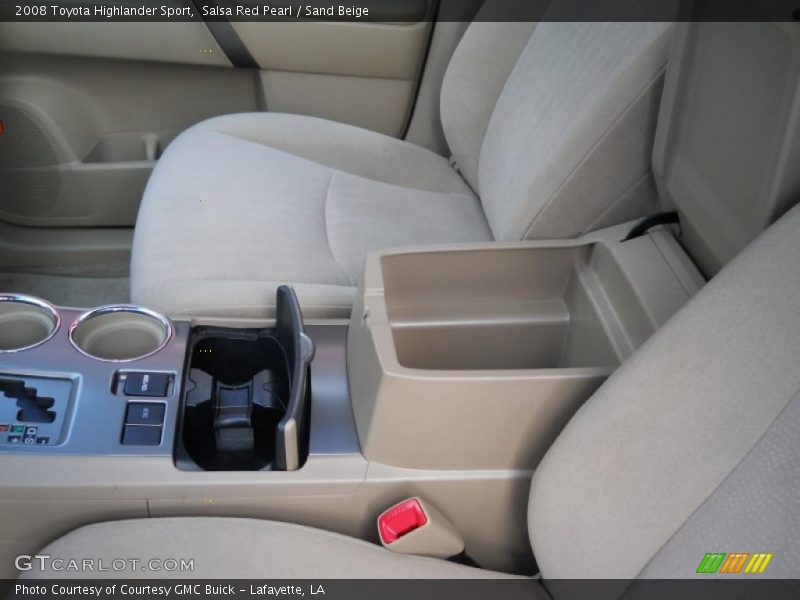 Salsa Red Pearl / Sand Beige 2008 Toyota Highlander Sport