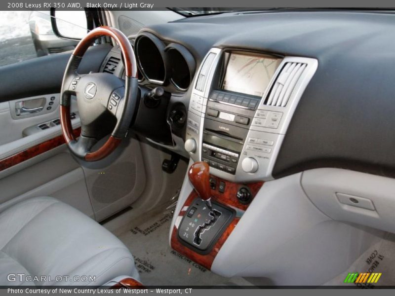 Black Onyx / Light Gray 2008 Lexus RX 350 AWD