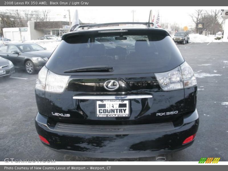 Black Onyx / Light Gray 2008 Lexus RX 350 AWD