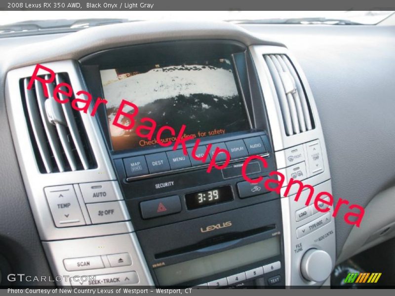 Black Onyx / Light Gray 2008 Lexus RX 350 AWD