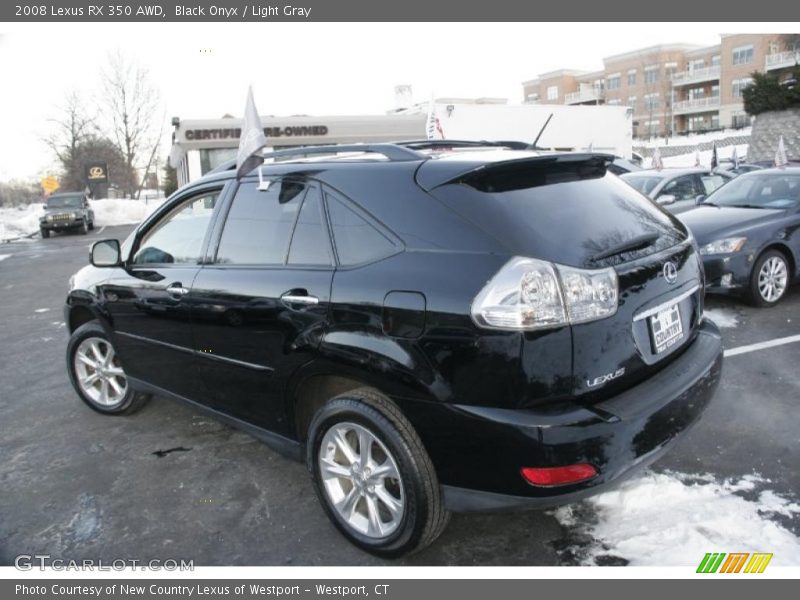 Black Onyx / Light Gray 2008 Lexus RX 350 AWD