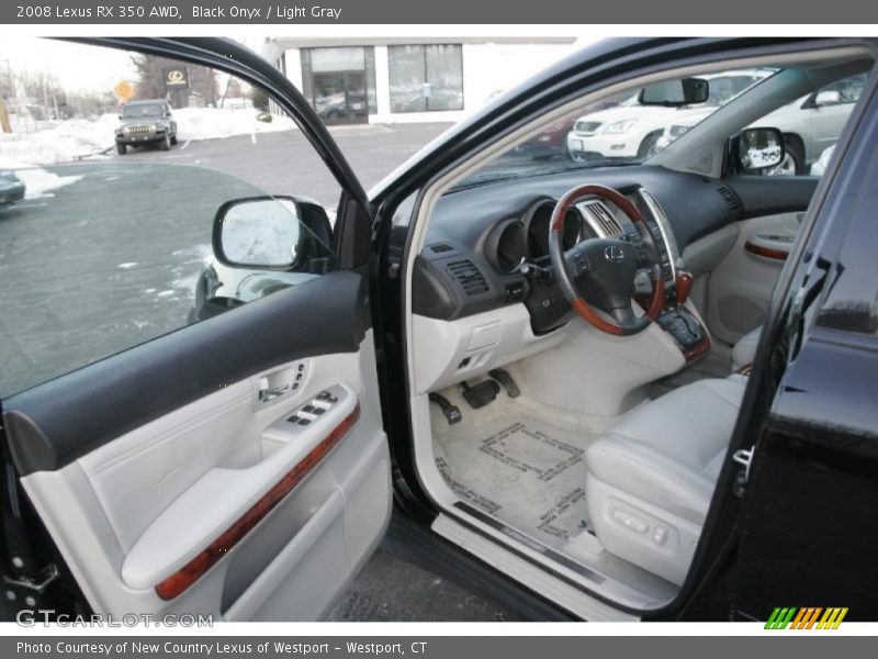 Black Onyx / Light Gray 2008 Lexus RX 350 AWD