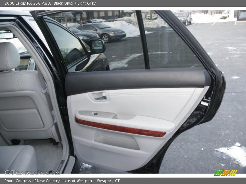 Black Onyx / Light Gray 2008 Lexus RX 350 AWD