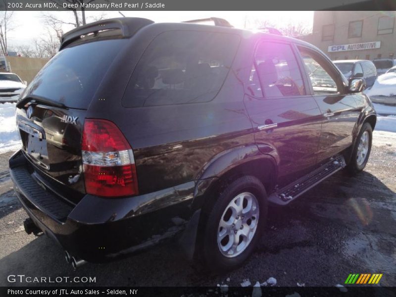 Deep Mahogany Red Pearl / Saddle 2002 Acura MDX