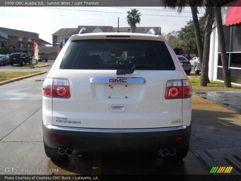 Summit White / Light Titanium 2008 GMC Acadia SLE