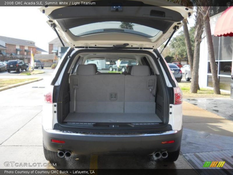 Summit White / Light Titanium 2008 GMC Acadia SLE