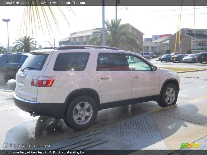 Summit White / Light Titanium 2008 GMC Acadia SLE