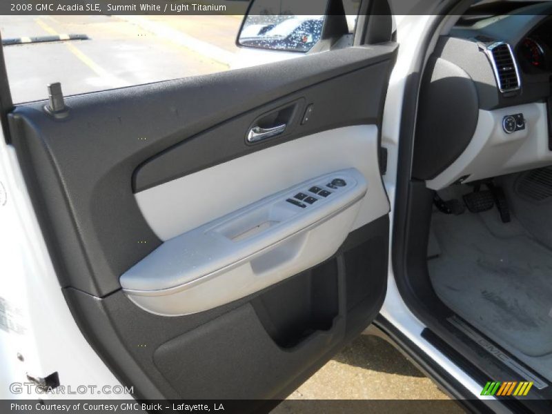 Summit White / Light Titanium 2008 GMC Acadia SLE