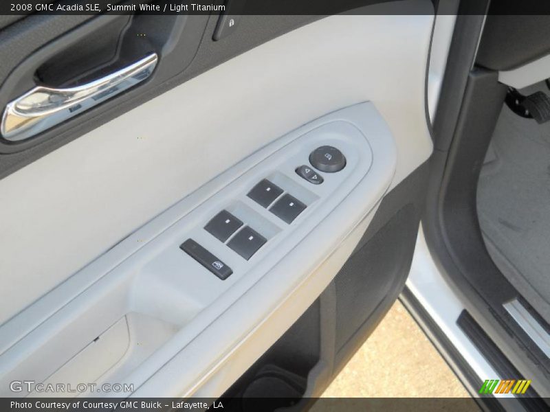 Summit White / Light Titanium 2008 GMC Acadia SLE