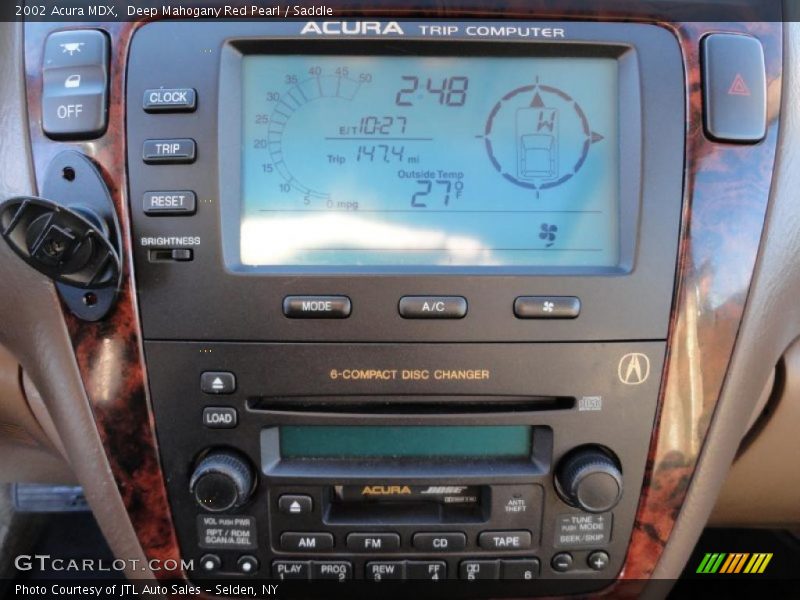 Controls of 2002 MDX 