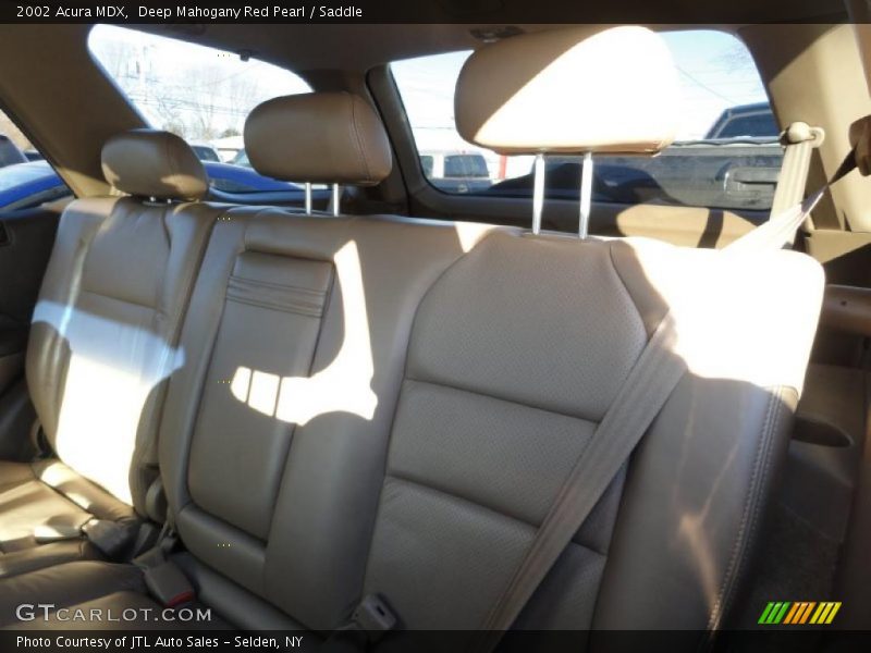 Deep Mahogany Red Pearl / Saddle 2002 Acura MDX