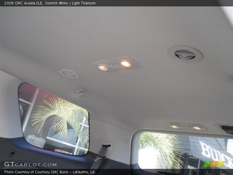 Summit White / Light Titanium 2008 GMC Acadia SLE