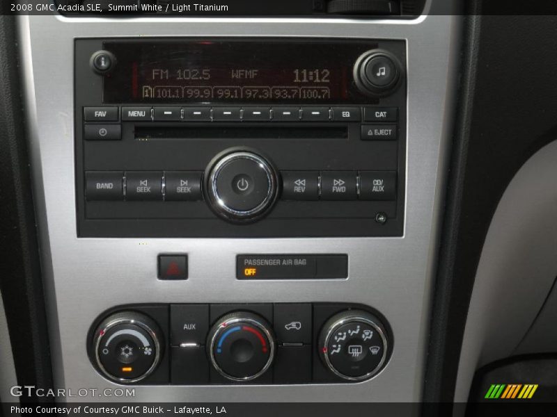 Summit White / Light Titanium 2008 GMC Acadia SLE