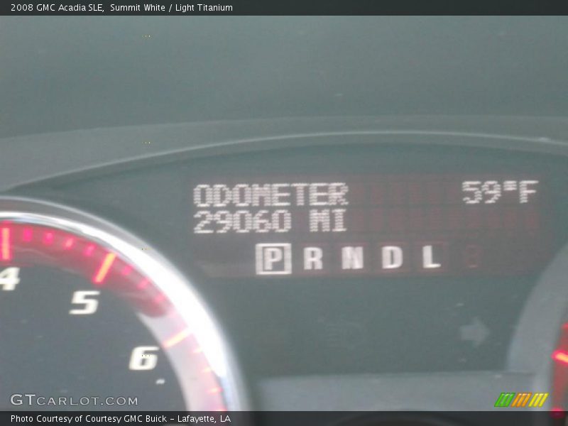 Summit White / Light Titanium 2008 GMC Acadia SLE