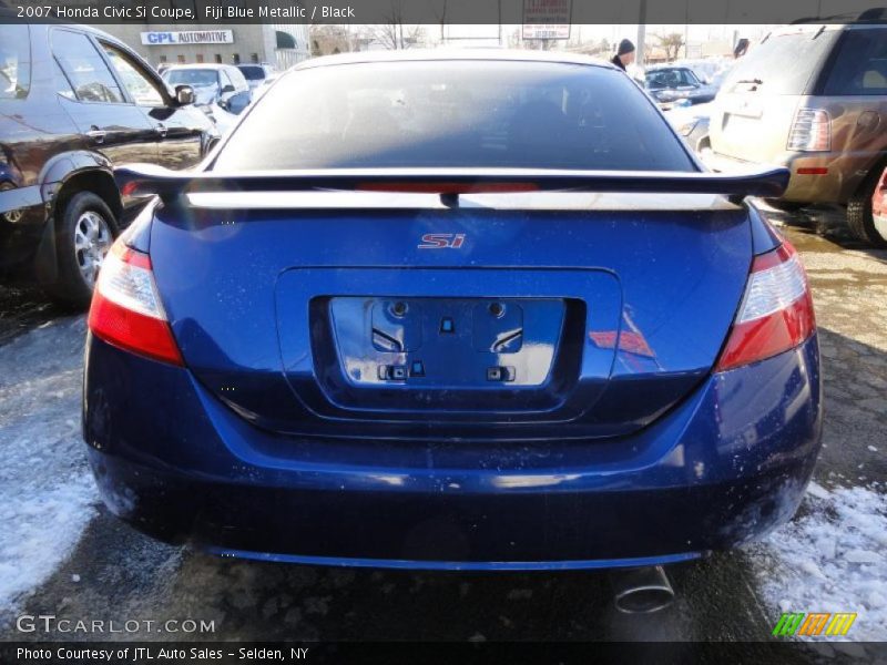 Fiji Blue Metallic / Black 2007 Honda Civic Si Coupe