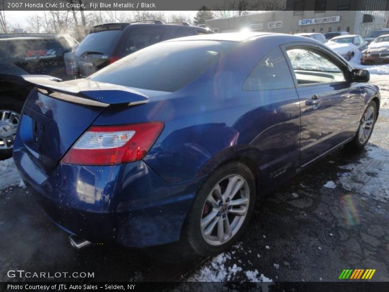 Fiji Blue Metallic / Black 2007 Honda Civic Si Coupe