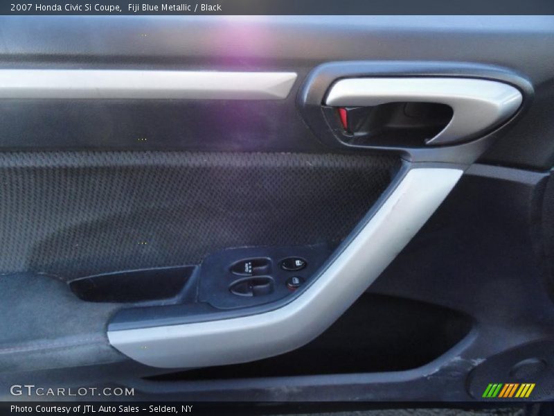 Fiji Blue Metallic / Black 2007 Honda Civic Si Coupe