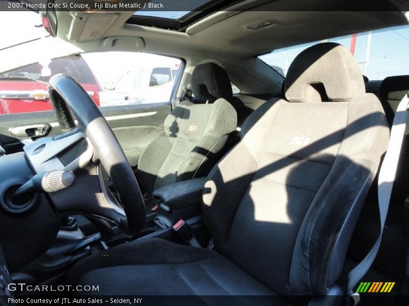 Fiji Blue Metallic / Black 2007 Honda Civic Si Coupe