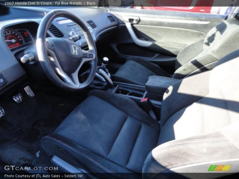Fiji Blue Metallic / Black 2007 Honda Civic Si Coupe