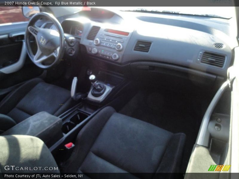 Fiji Blue Metallic / Black 2007 Honda Civic Si Coupe