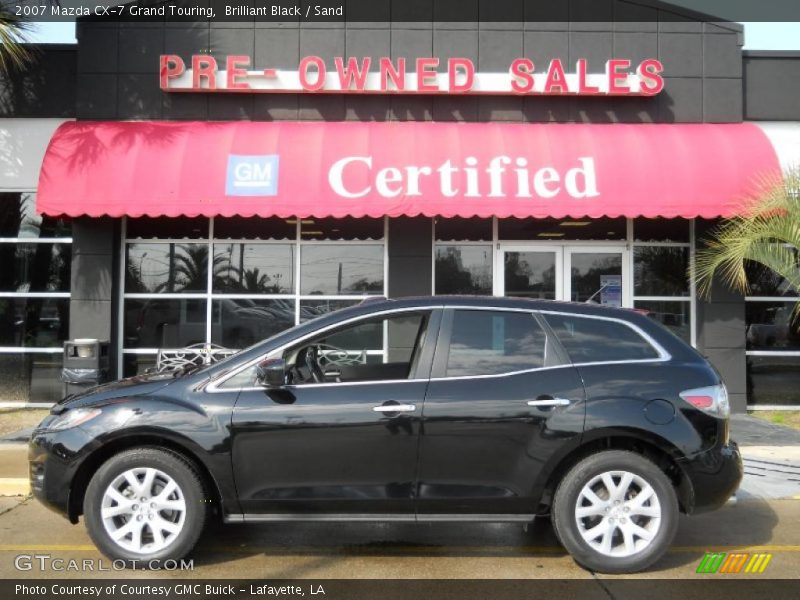 Brilliant Black / Sand 2007 Mazda CX-7 Grand Touring