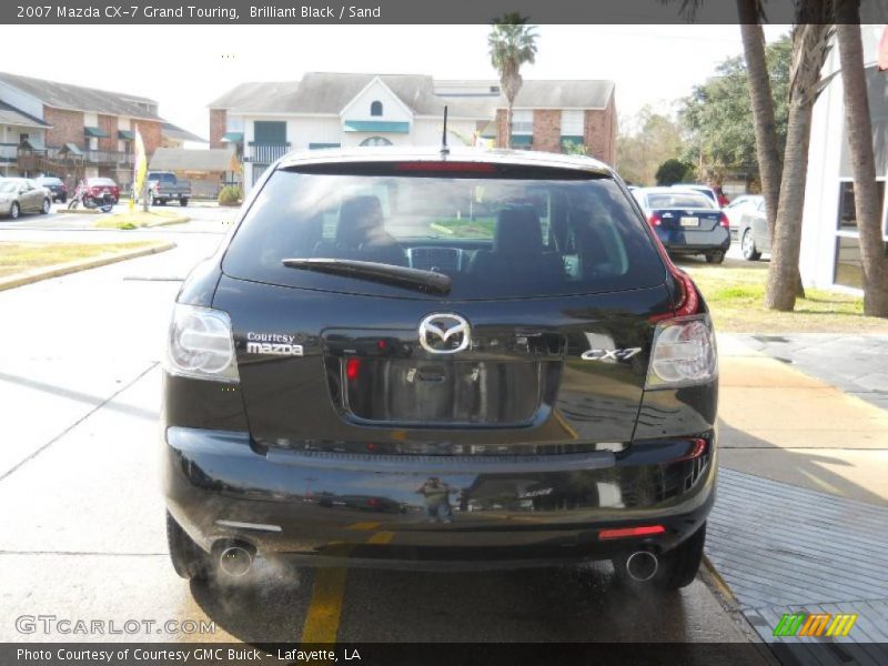 Brilliant Black / Sand 2007 Mazda CX-7 Grand Touring