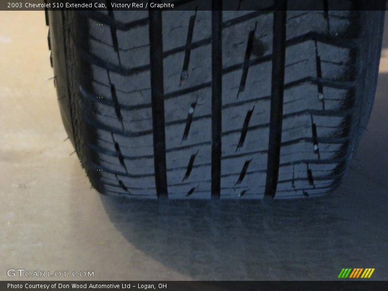 Victory Red / Graphite 2003 Chevrolet S10 Extended Cab