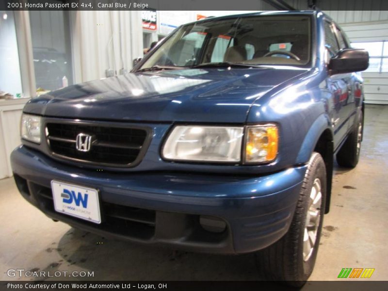 Canal Blue / Beige 2001 Honda Passport EX 4x4