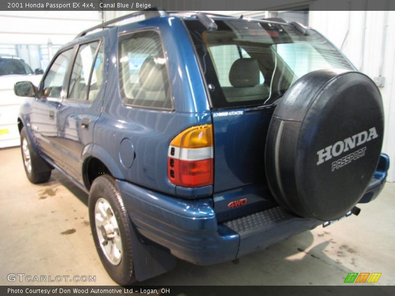 Canal Blue / Beige 2001 Honda Passport EX 4x4