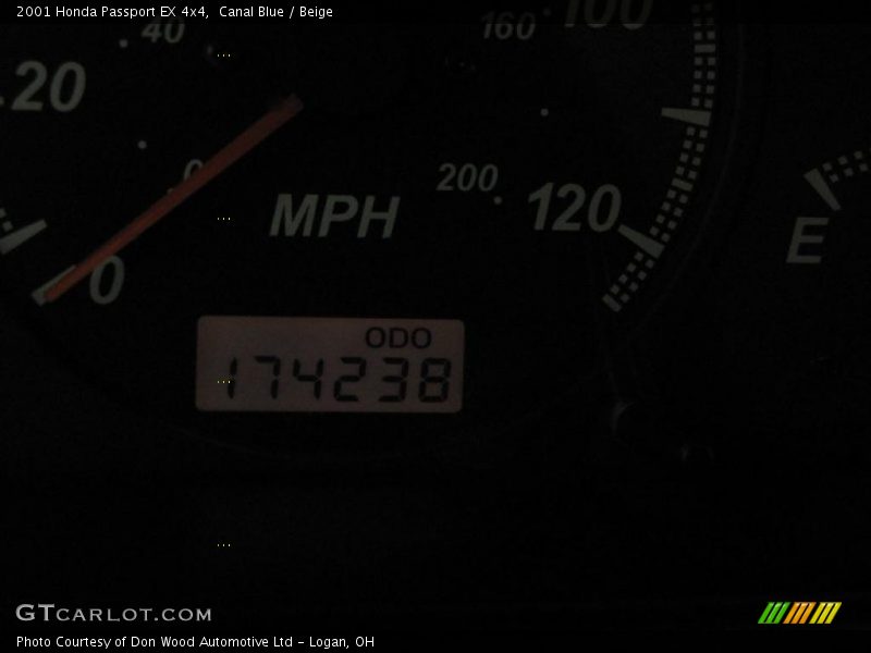 Canal Blue / Beige 2001 Honda Passport EX 4x4