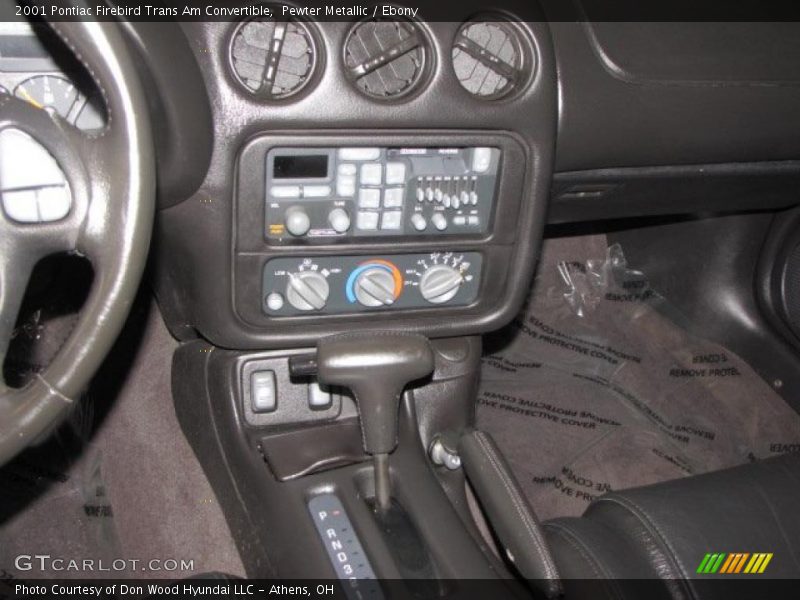 Controls of 2001 Firebird Trans Am Convertible
