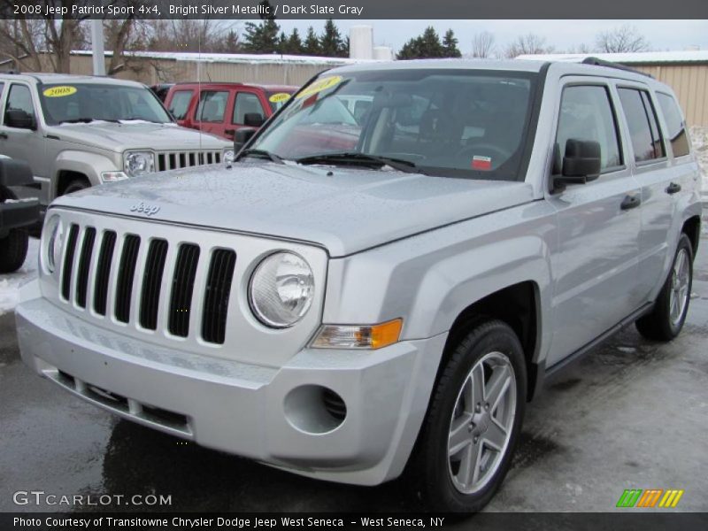 Bright Silver Metallic / Dark Slate Gray 2008 Jeep Patriot Sport 4x4
