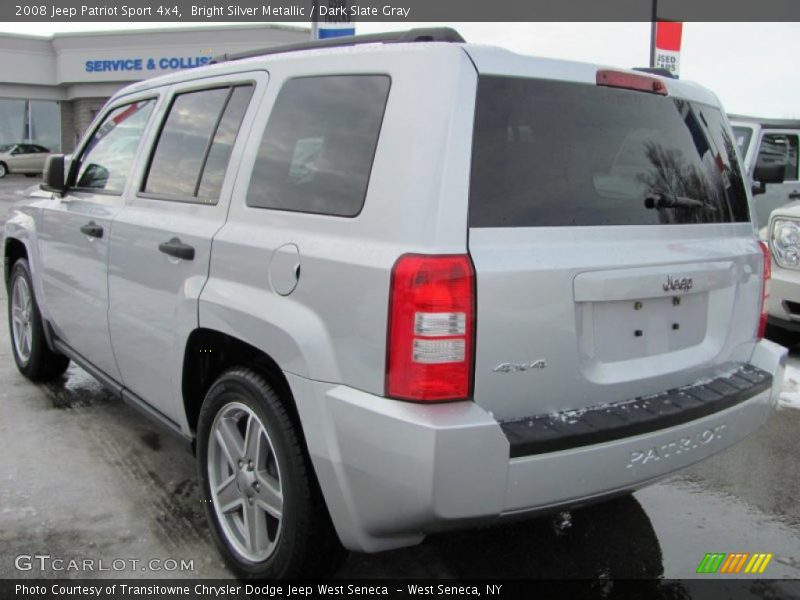 Bright Silver Metallic / Dark Slate Gray 2008 Jeep Patriot Sport 4x4