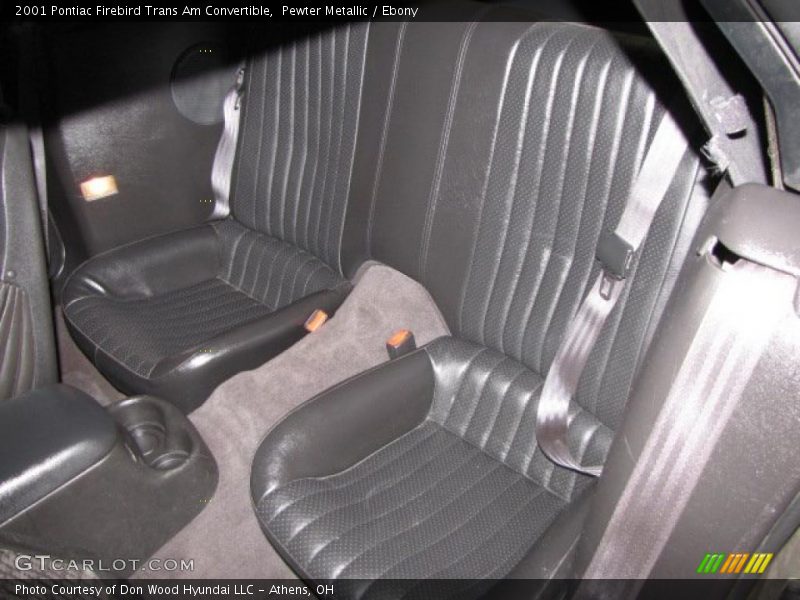  2001 Firebird Trans Am Convertible Ebony Interior