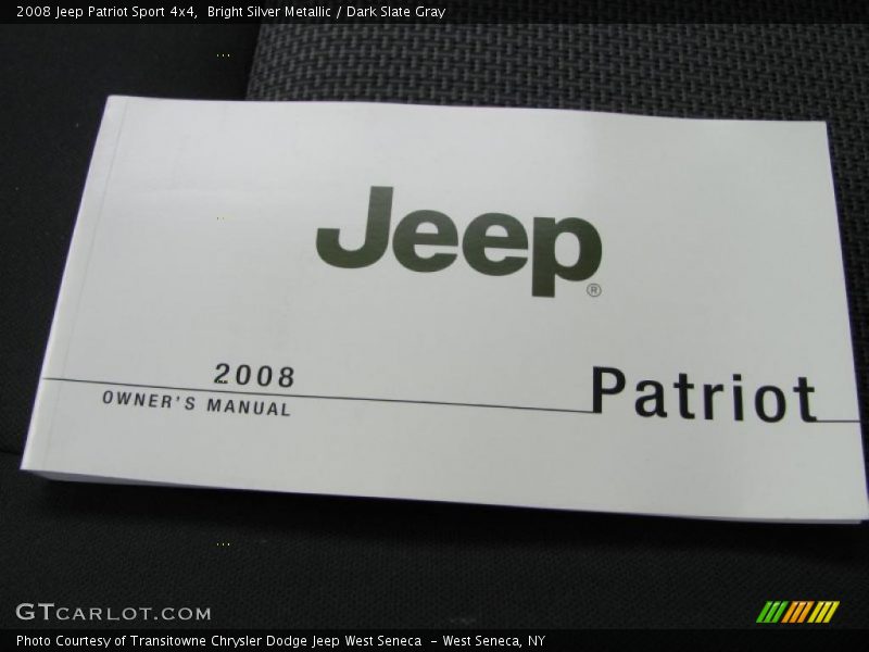 Bright Silver Metallic / Dark Slate Gray 2008 Jeep Patriot Sport 4x4