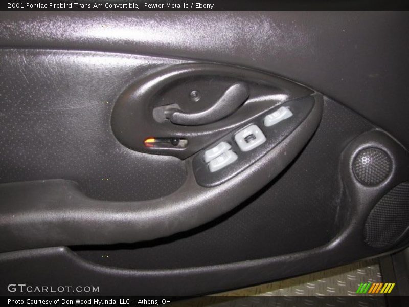 Pewter Metallic / Ebony 2001 Pontiac Firebird Trans Am Convertible