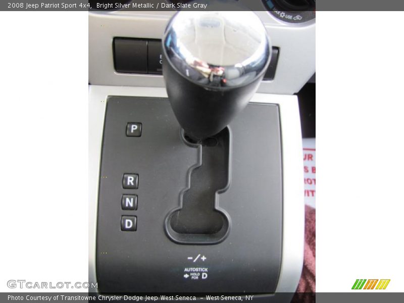 Bright Silver Metallic / Dark Slate Gray 2008 Jeep Patriot Sport 4x4
