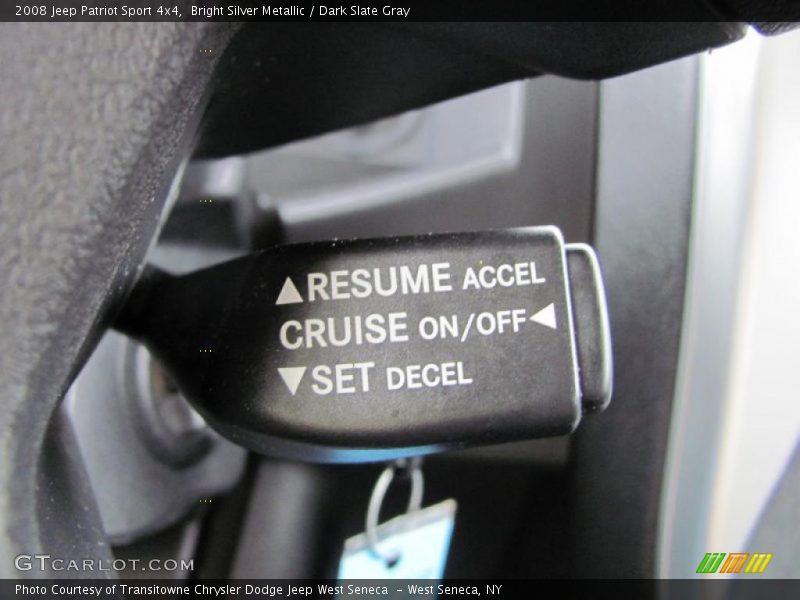 Bright Silver Metallic / Dark Slate Gray 2008 Jeep Patriot Sport 4x4