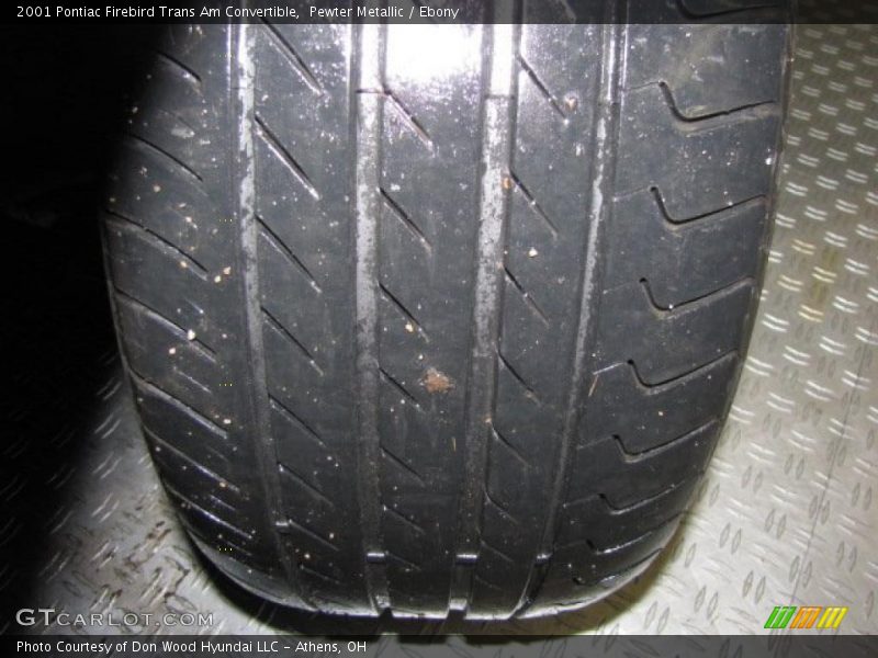 Pewter Metallic / Ebony 2001 Pontiac Firebird Trans Am Convertible