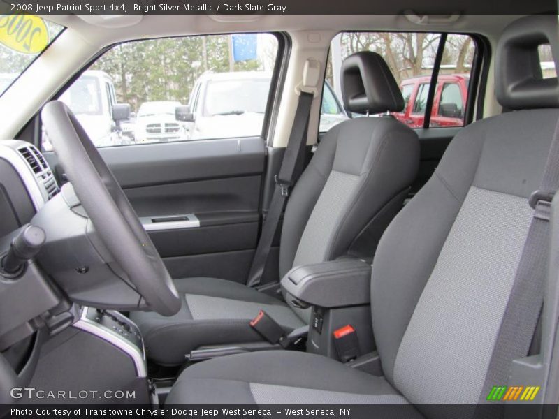Bright Silver Metallic / Dark Slate Gray 2008 Jeep Patriot Sport 4x4