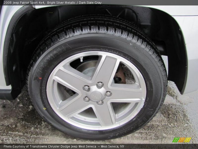 Bright Silver Metallic / Dark Slate Gray 2008 Jeep Patriot Sport 4x4