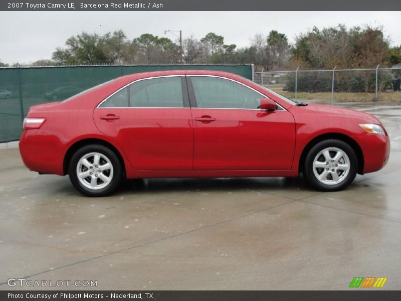 Barcelona Red Metallic / Ash 2007 Toyota Camry LE